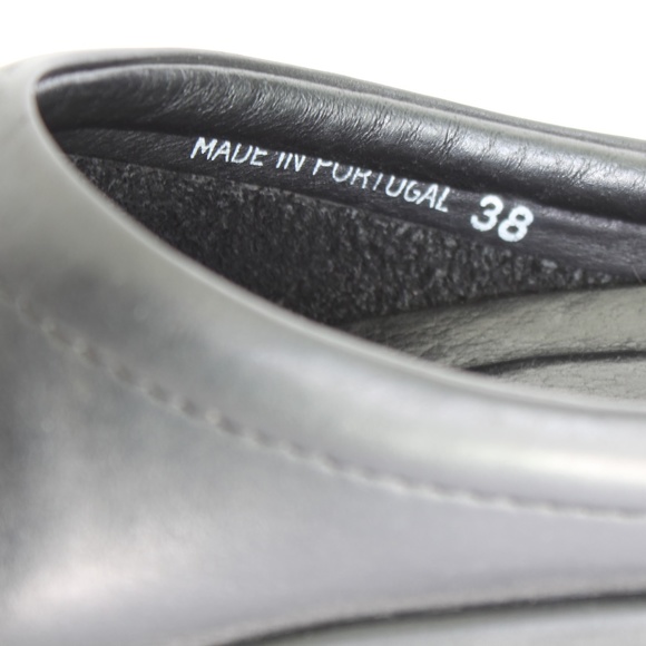 Aravon Women Sz 9.5 Black Leather Slip-On Mules - Picture 6 of 8